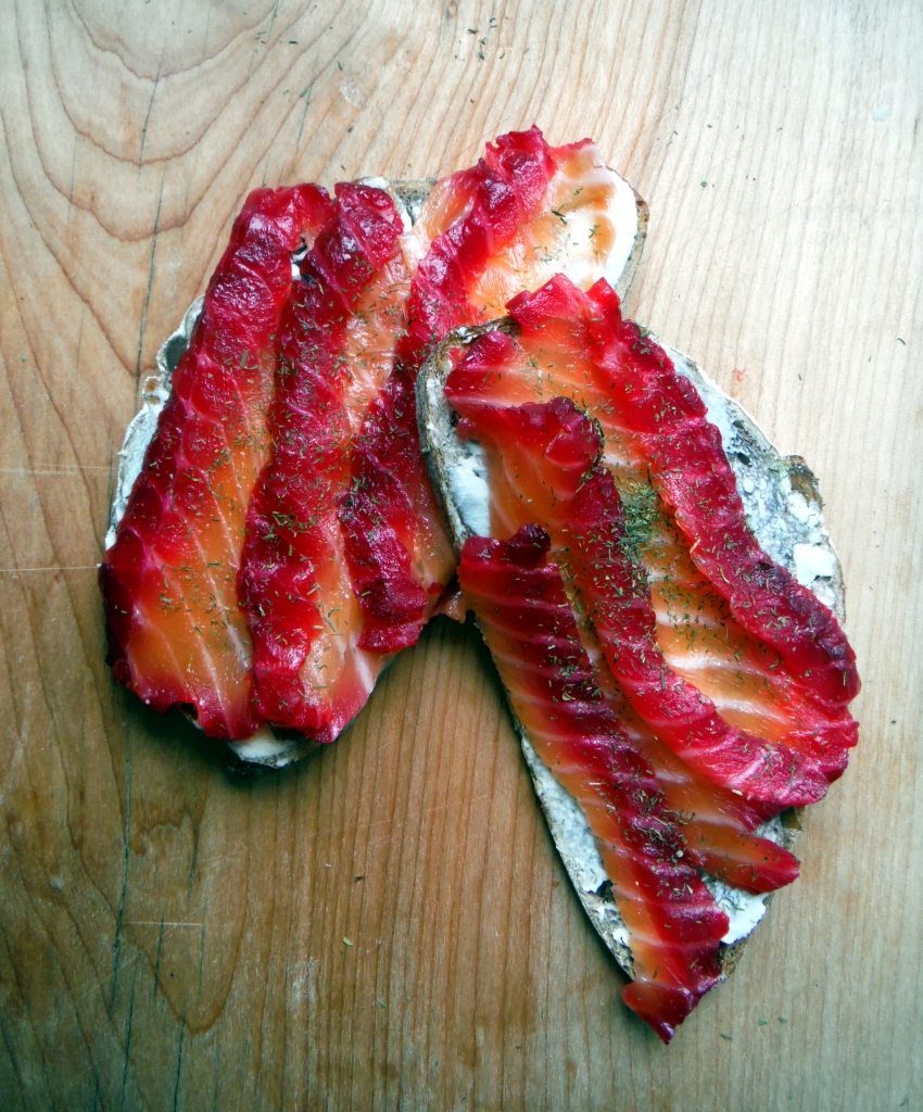 Beet Cured Salmon - Canada's Food Island