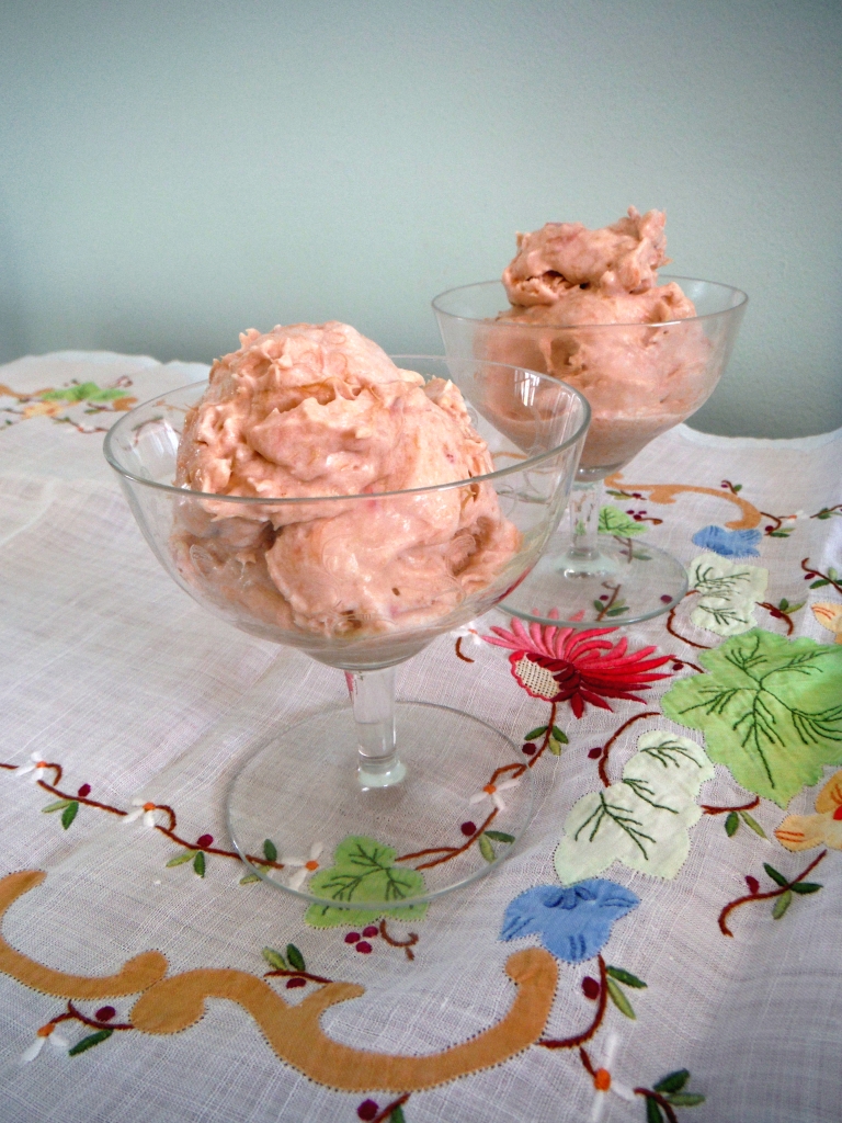 Ginger Rhubarb Ice Cream - Canada's Food Island