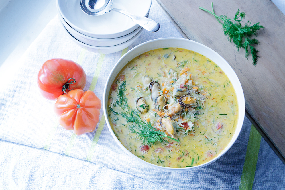 French Mussel Bisque