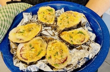 Baked “Pizza” Oysters