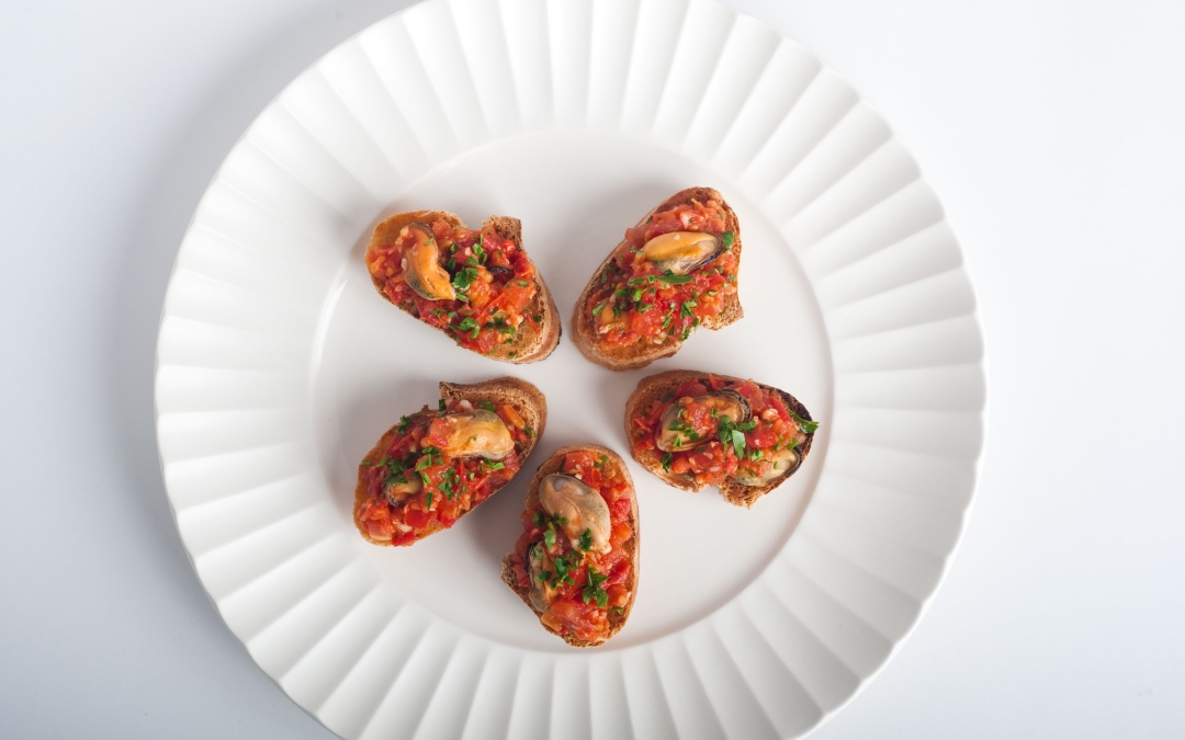 Mussels Bruschetta