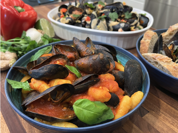 Mussels with Gnocchi 