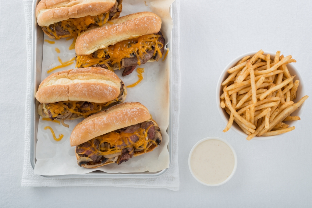 Island Cheesesteak Sandwiches - Canada's Food Island