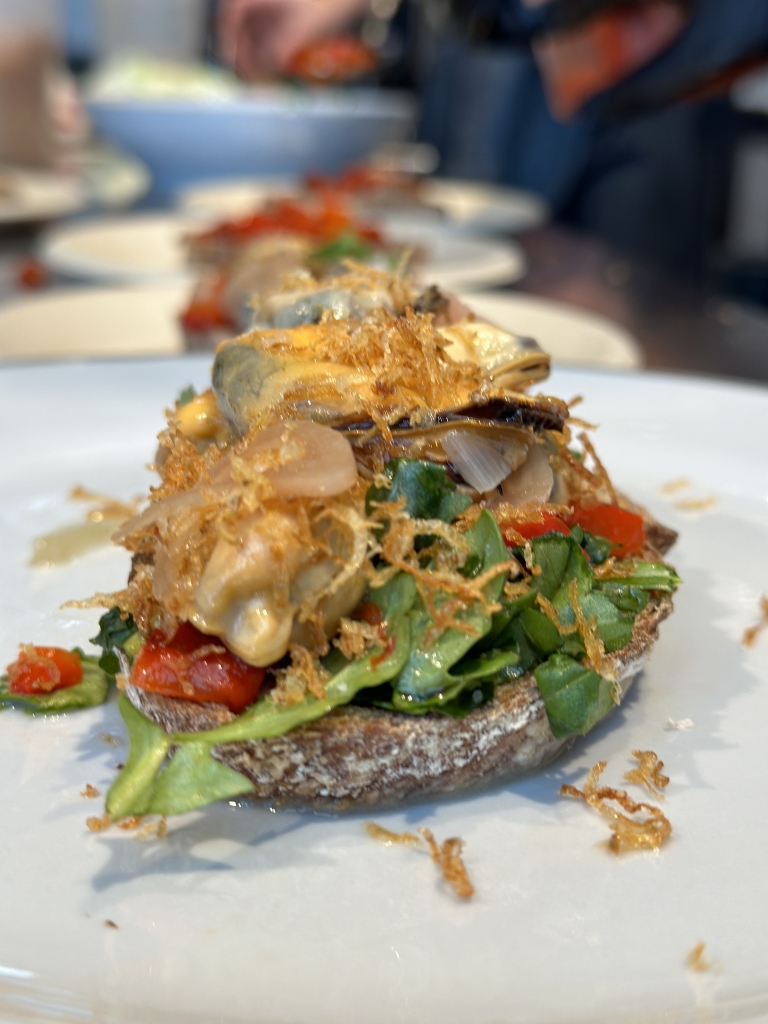 Mussels & Mead Bruschetta - Canada's Food Island