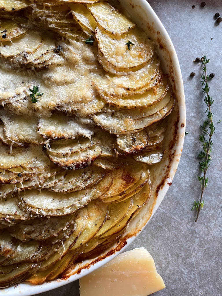 Cacio e Pepe Potato Gratin - Canada's Food Island