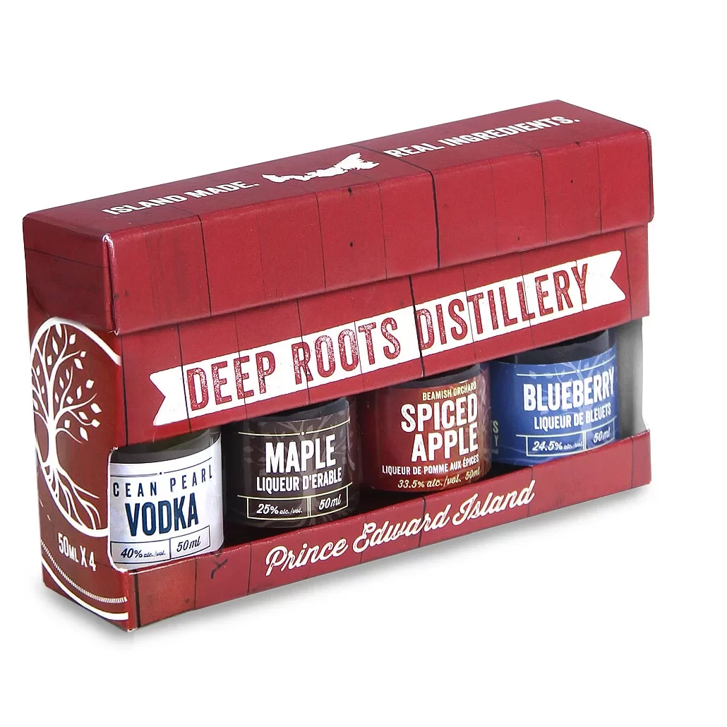 Deep Roots Distillery product sample box