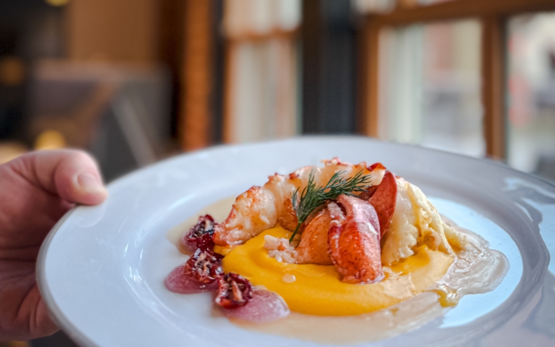 Yuletide Butter Poached Lobster